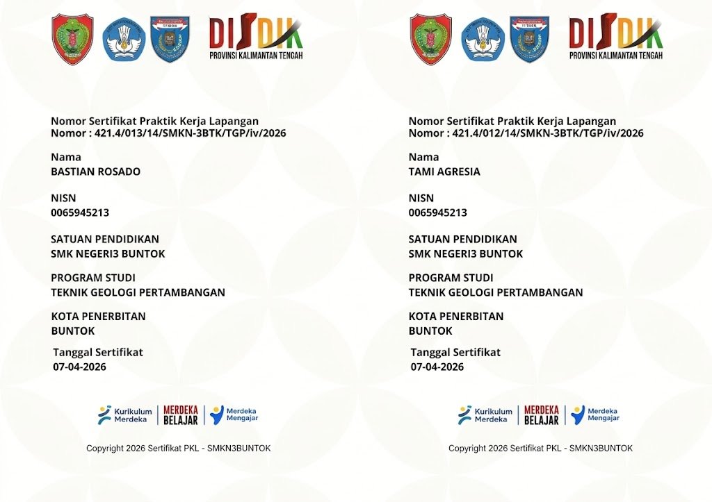 SERTIFIKAT PKL TGP 