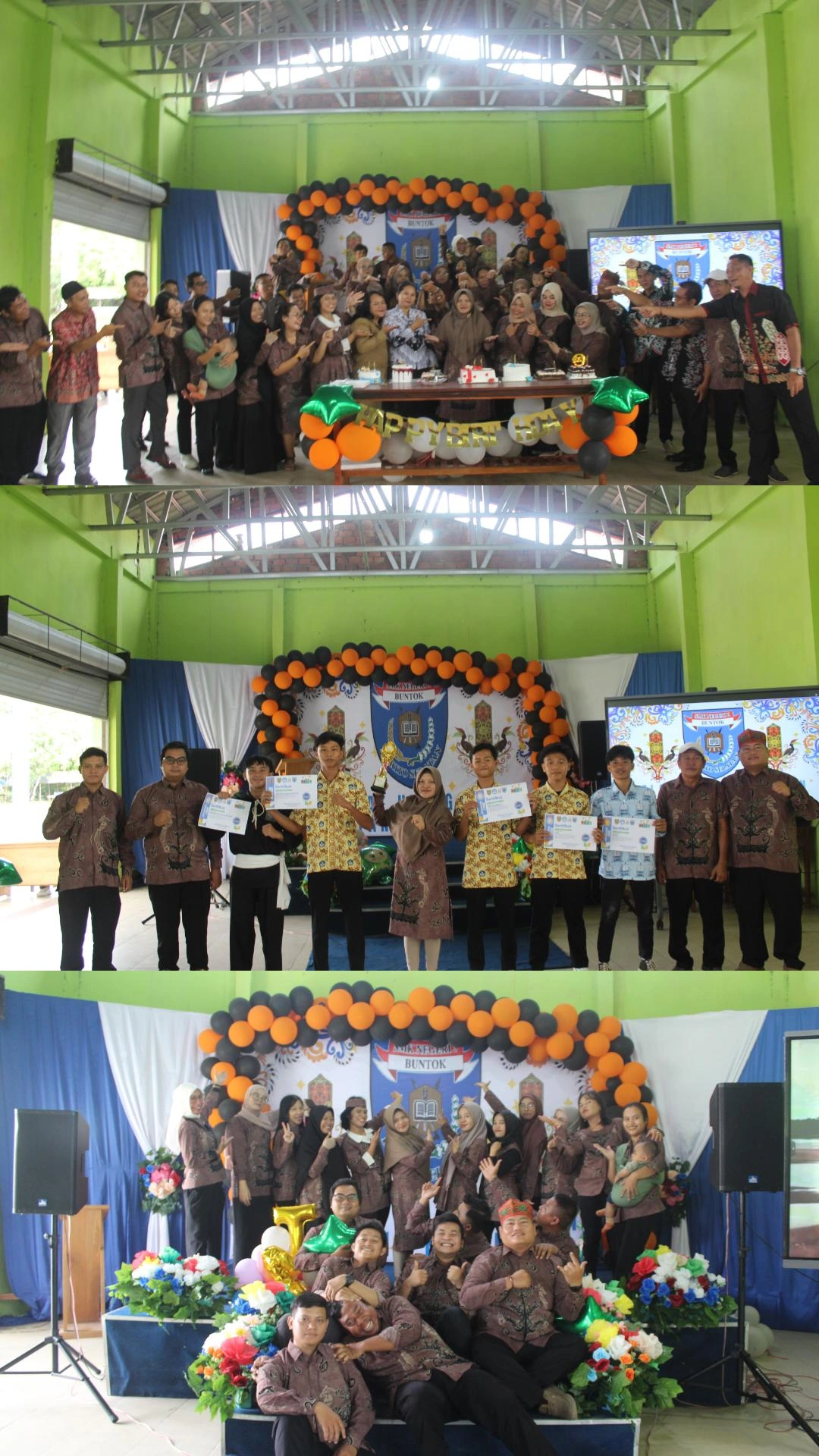 Perayaan HUT SMKN 3 BUNTOK